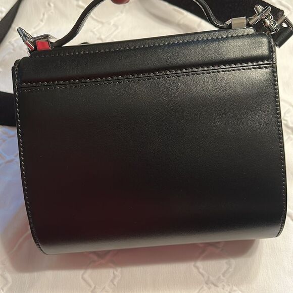 Authentic Givenchy Black Leather Top Handle Crossbody Mini Bag - Picture 15 of 17